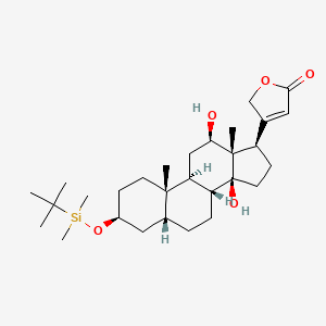 molecular formula C29H48O5Si B13423682 Des-3-hydroxy-3-((tert-butyldimethylsilyl)oxy) Digoxigenin 