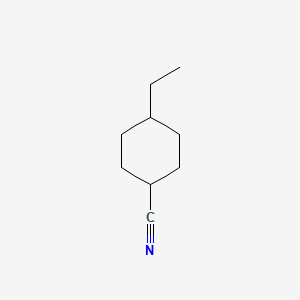molecular formula C9H15N B1342370 4-Ethylcyclohexane-1-carbonitrile CAS No. 82885-16-3