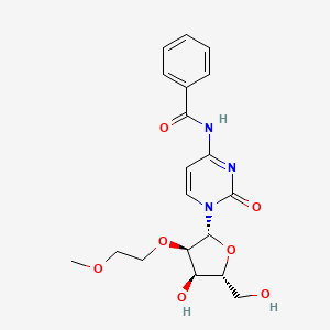 molecular formula C19H23N3O7 B13423710 N-[1-[(2R,3R,4R,5R)-4-hydroxy-5-(hydroxymethyl)-3-(2-methoxyethoxy)oxolan-2-yl]-2-oxopyrimidin-4-yl]benzamide 
