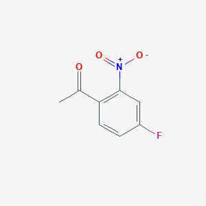 molecular formula C8H6FNO3 B1342373 1-(4-Fluoro-2-nitrophenyl)ethanone CAS No. 1214346-44-7
