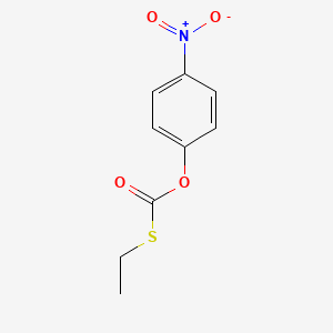 molecular formula C9H9NO4S B13423730 S-Ethyl O-(4-Nitrophenyl) Carbonothioate 