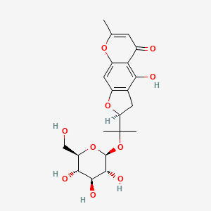 molecular formula C21H26O10 B13423743 visamminol-3'-O-glucoside 