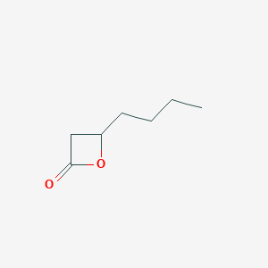 molecular formula C7H12O2 B13423775 4-Butyloxetan-2-one CAS No. 23778-41-8