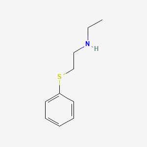 B1342380 N-Ethyl-2-(phenylthio)ethanamine CAS No. 5042-43-3