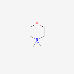 molecular formula C6H14NO+ B13423825 4,4-Dimethylmorpholin-4-ium CAS No. 38170-33-1