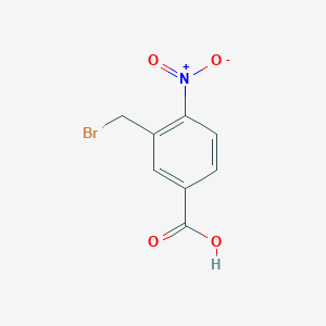 molecular formula C8H6BrNO4 B1342387 3-Bromomethyl-4-nitro-benzoic acid CAS No. 916791-27-0