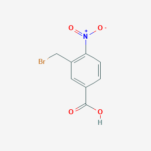 molecular formula C8H6BrNO4 B1342387 3-(Bromomethyl)-4-nitrobenzoic acid CAS No. 916791-27-0