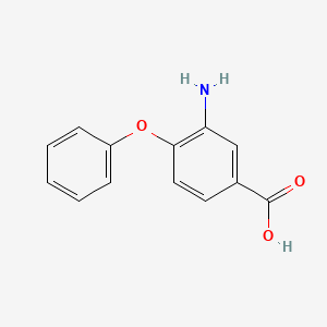 molecular formula C13H11NO3 B1342389 3-Amino-4-phenoxybenzoic acid CAS No. 37531-32-1