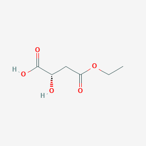molecular formula C6H10O5 B13423922 (2S)-4-Ethoxy-2-hydroxy-4-oxobutanoic Acid 