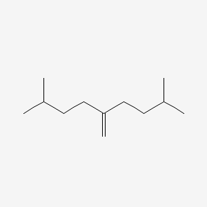 molecular formula C12H24 B13423991 2,8-Dimethyl-5-methylidenenonane CAS No. 33717-92-9