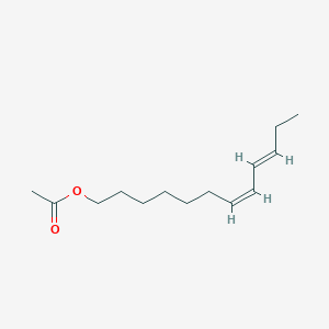 molecular formula C14H24O2 B013424 (E,Z)-7,9-Dodecadienyl acetate CAS No. 55774-32-8
