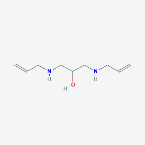 molecular formula C9H18N2O B13424000 1,3-Bis(2-propen-1-ylamino)-2-propanol 