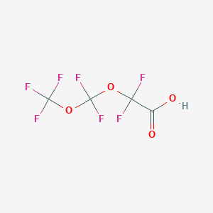 molecular formula CF3(OCF2)2COOH<br>C4HF7O4 B13424026 PFO2HxA CAS No. 39492-88-1