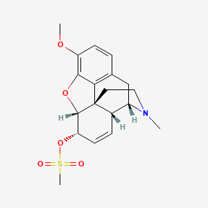 molecular formula C19H23NO5S B13424062 Codeine 6-Methanesulfonate CAS No. 22952-80-3