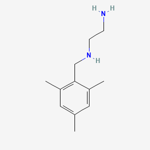 molecular formula C12H20N2 B1342407 1,2-Ethanediamine, N-[(2,4,6-trimethylphenyl)methyl]- CAS No. 676473-67-9