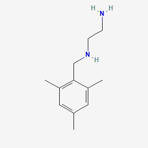 molecular formula C12H20N2 B1342407 N~1~-[(2,4,6-三甲苯基)甲基]乙烷-1,2-二胺 CAS No. 676473-67-9