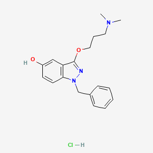 molecular formula C19H24ClN3O2 B13424076 5-Hydroxybenzydamine Hydrochloride 
