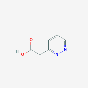 molecular formula C6H6N2O2 B1342412 3-Pyridazineacetic acid CAS No. 933734-89-5