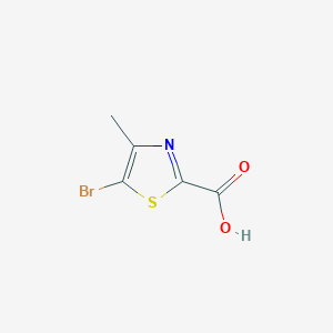 molecular formula C5H4BrNO2S B1342414 5-Bromo-4-methyl-2-thiazolecarboxylic acid CAS No. 874509-45-2
