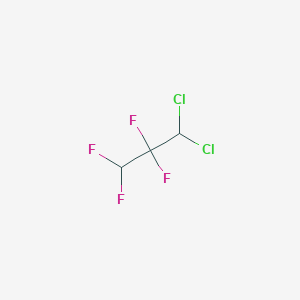 molecular formula C3H2Cl2F4 B13424207 1,1-Dichloro-2,2,3,3-tetrafluoropropane CAS No. 4071-01-6