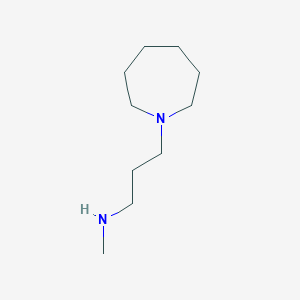 molecular formula C10H22N2 B1342422 3-(Azepan-1-yl)-N-methylpropan-1-amine CAS No. 938459-01-9