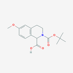 2-BOC-6-METHOXY-3,4-DIHYDRO-1H-ISOQUINOLINE-1-CARBOXYLIC ACID