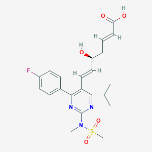 molecular formula C22H26FN3O5S B13424243 2,3-Dehydro-3-Deshydroxy-(2E)-Rosuvastatin 