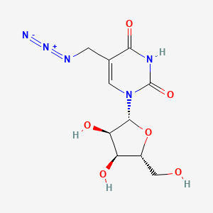 molecular formula C10H13N5O6 B13424326 5-(Azidomethyl)uridine 