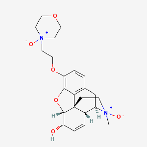 molecular formula C23H30N2O6 B13424349 Pholcodine-N,N'-dioxide 
