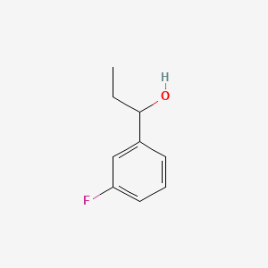 molecular formula C9H11FO B1342436 1-(3-Fluorophenyl)propan-1-OL CAS No. 701-38-2