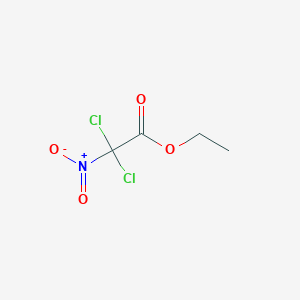 molecular formula C4H5Cl2NO4 B13424369 Ethyl 2,2-Dichloro-2-nitroacetate 