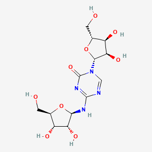 molecular formula C13H20N4O9 B13424451 5-Azacytosine Dipentose 