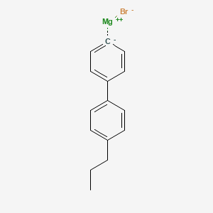 molecular formula C15H15BrMg B13424487 Magnesium;1-phenyl-4-propylbenzene;bromide 
