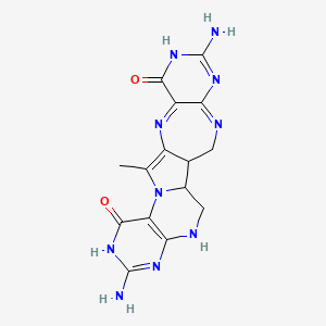 molecular formula C15H16N10O2 B13424490 Drosopterin CAS No. 33466-46-5