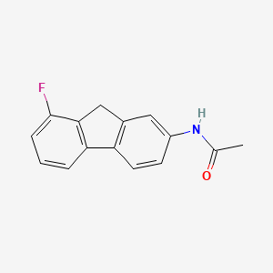 molecular formula C15H12FNO B13424495 Acetamide, N-(8-fluorofluoren-2-YL)- CAS No. 2823-95-2