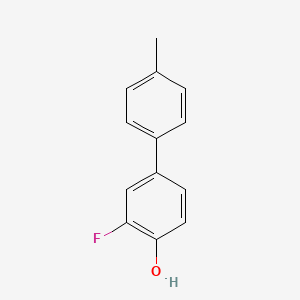molecular formula C13H11FO B1342453 2-氟-4-(4-甲基苯基)苯酚 CAS No. 906008-24-0