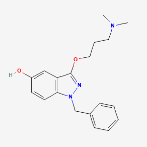 molecular formula C19H23N3O2 B13424546 5-Hydroxybenzydamine 