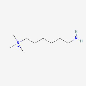 molecular formula C9H23N2+ B13424589 6-Amino-N,N,N-trimethyl-1-hexanaminium CAS No. 359436-95-6
