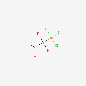 molecular formula C2HCl3F4Si B13424626 Trichloro(1,1,2,2-tetrafluoroethyl)silane CAS No. 354-83-6
