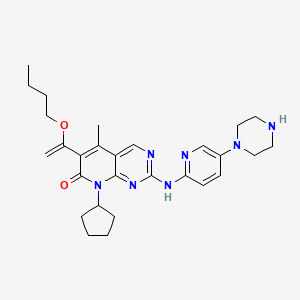 molecular formula C28H37N7O2 B13424648 Desacetyl Butoxyvinyl Palbociclib 