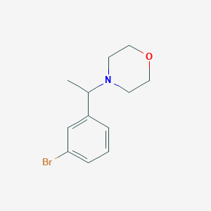 molecular formula C12H16BrNO B1342470 4-(1-(3-Bromophenyl)ethyl)morpholine CAS No. 1364699-31-9