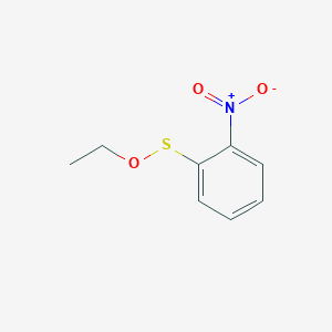molecular formula C8H9NO3S B13424721 Ethyl 2-Nitrobenzenesulfenate 