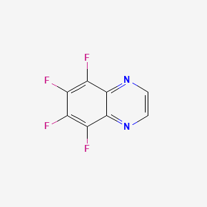 molecular formula C8H2F4N2 B13424736 Quinoxaline, 5,6,7,8-tetrafluoro- CAS No. 33319-19-6