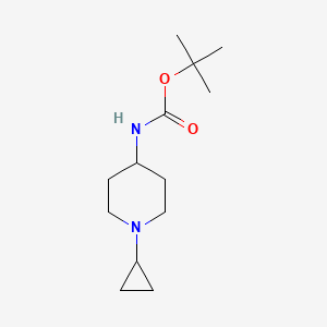 B1342474 4-(Boc-amino)-1-cyclopropyl-piperidine CAS No. 534595-68-1