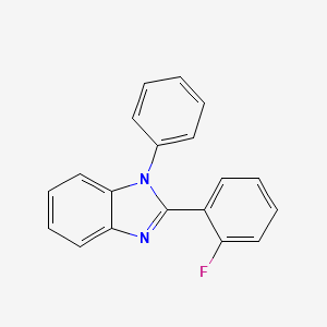 B1342482 2-(2-Fluorophenyl)-1-phenyl-1H-benzo[d]imidazole CAS No. 863422-98-4