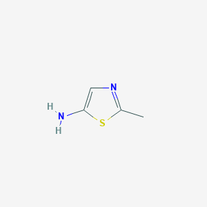 molecular formula C4H6N2S B1342484 2-甲基噻唑-5-胺 CAS No. 89281-44-7