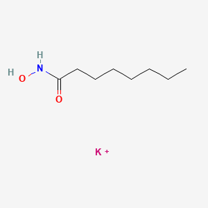 molecular formula C8H17KNO2+ B13424845 potassium;N-hydroxyoctanamide CAS No. 23261-75-8