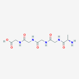 molecular formula C11H19N5O6 B1342487 H-Ala-Gly-Gly-Gly-Gly-OH 