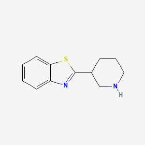 B1342488 2-(Piperidin-3-yl)benzo[d]thiazole CAS No. 750640-97-2
