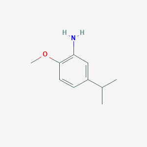 molecular formula C10H15NO B1342492 5-Isopropyl-2-methoxyaniline CAS No. 67617-85-0